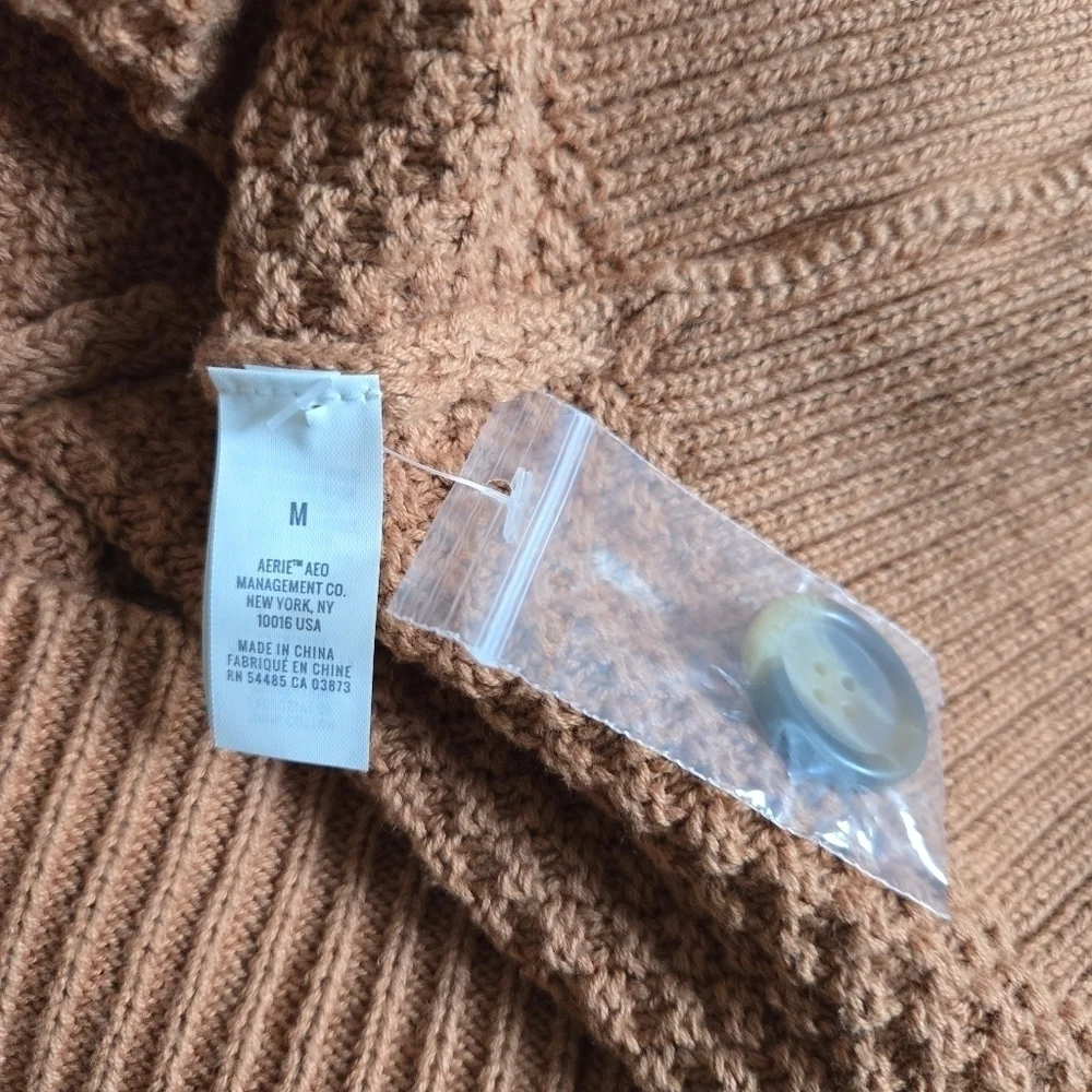 New Aerie Oversized Hazel Varsity Cardigan NWOT Medium